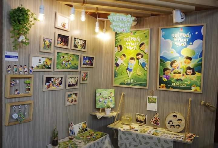 Sản phẩm trong trong đồ án tốt nghiệp của Minh Anh.