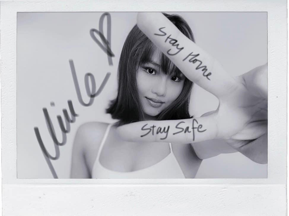 Ca sĩ Miu Lê cũng hưởng ứng dự án và lan tỏa bằng những thông điệp.