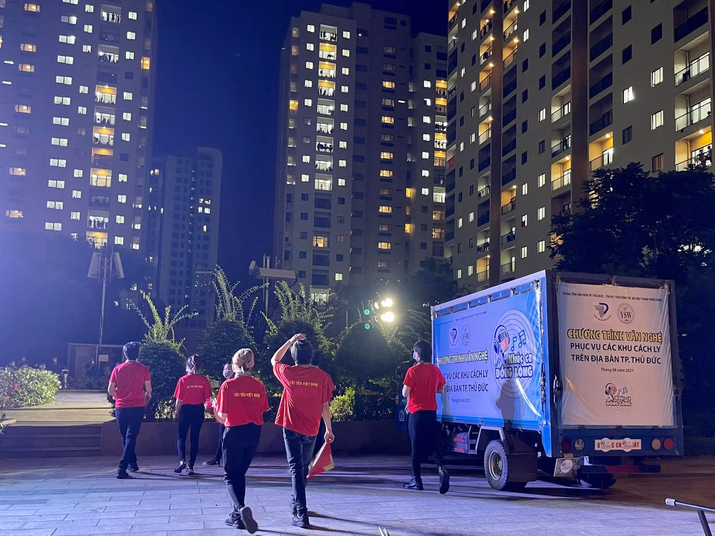 Chương trình còn mở rộng đến các bệnh viện dã chiến trên địa bàn TP. Thủ Đức trong thời gian tới.