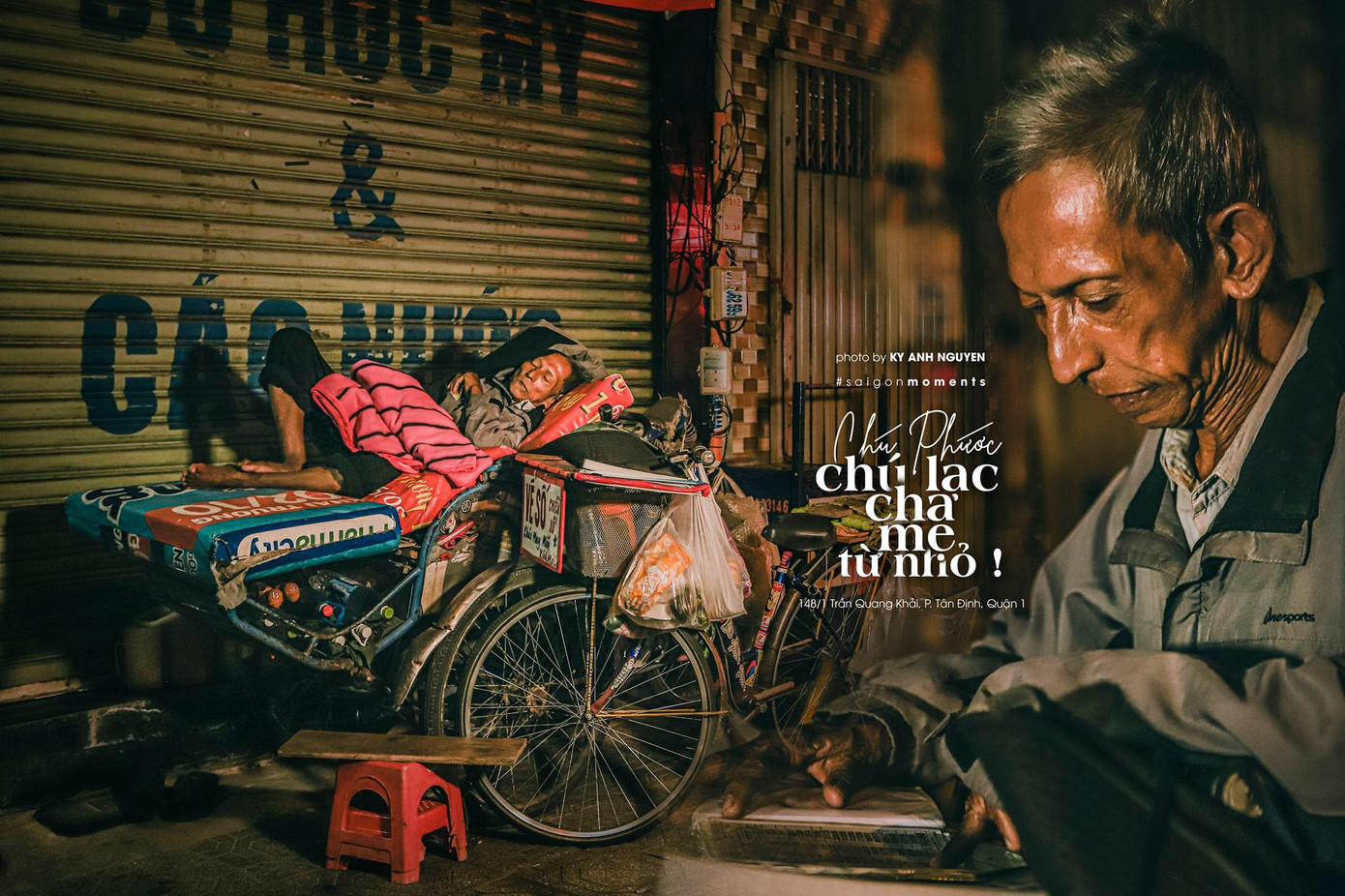 Những nhân vật được Kỳ Anh khắc họa bằng những bức ảnh sống động trong dự án "Sài Gòn Moments". (Ảnh: NVCC)