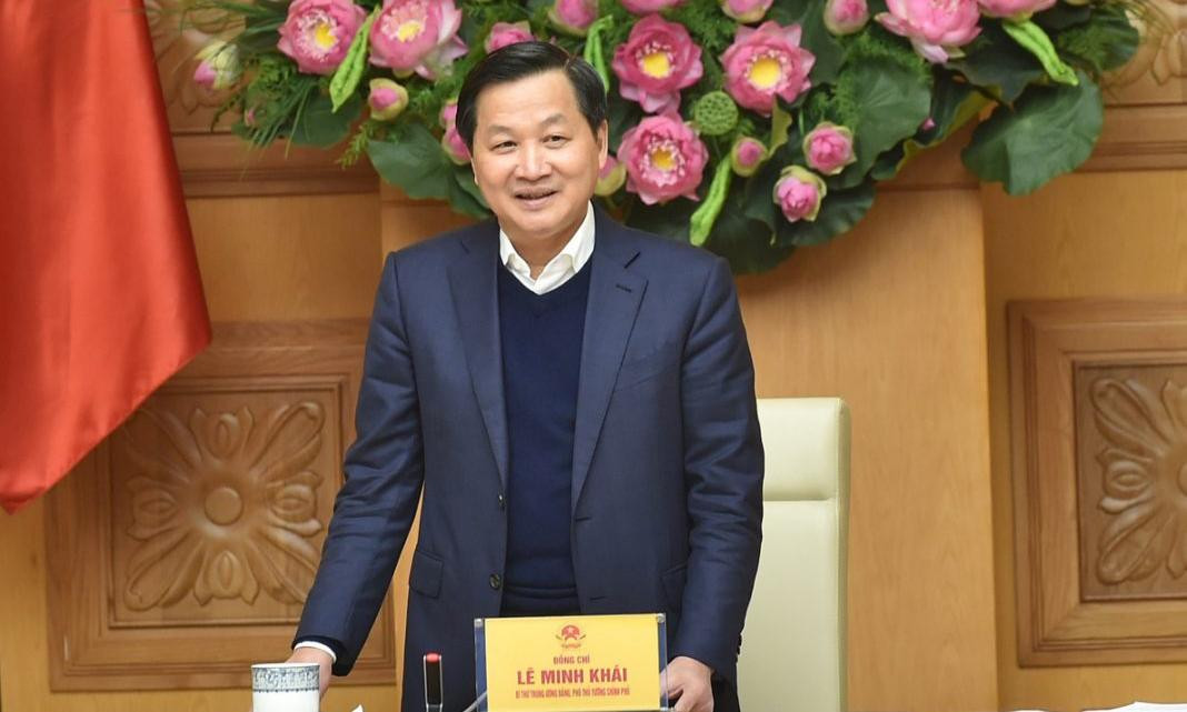 Phó Thủ tướng Chính phủ Lê Minh Khái. Ảnh: Báo Chính phủ.