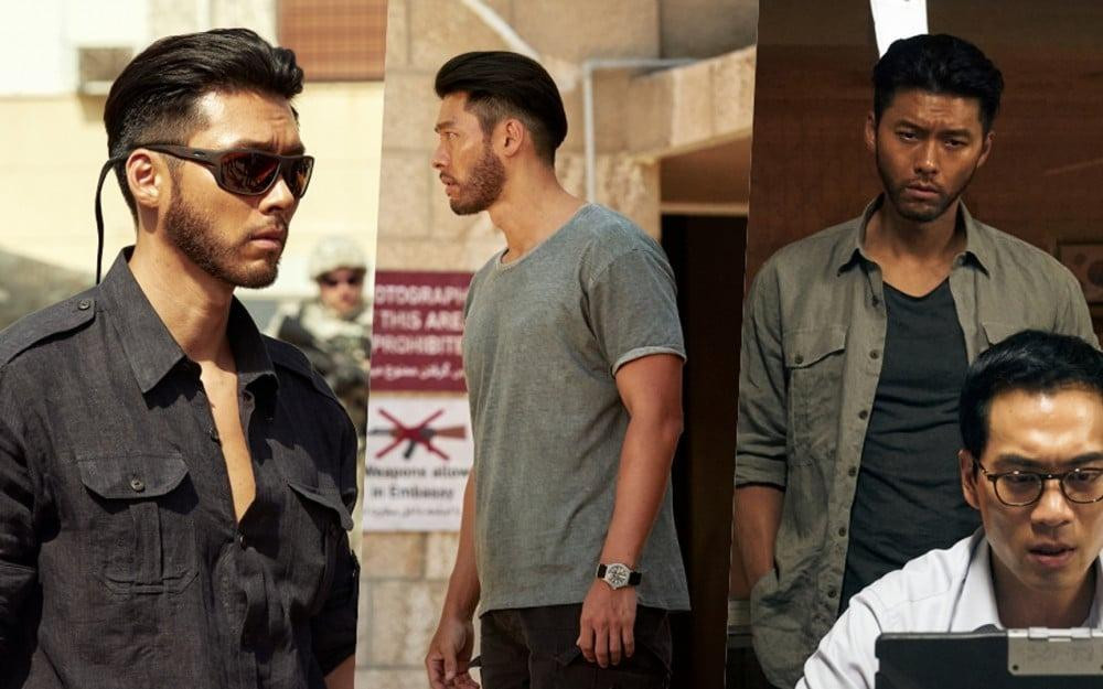 Tạo hình khác lạ của Hyun Bin trong phim mới. Ảnh: The Point Men. Tạo hình khác lạ của Hyun Bin trong phim mới. Ảnh: The Point Men.