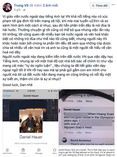 Thầy giáo nước ngoài bình luận khiếm nhã đến Đại tướng Võ Nguyên Giáp ảnh 1