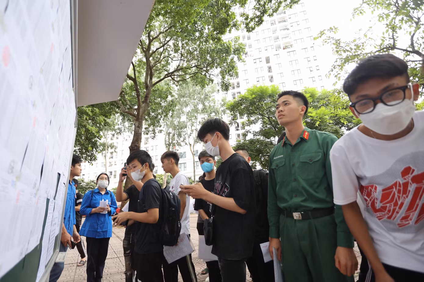 Xem lại số báo danh, phòng thi