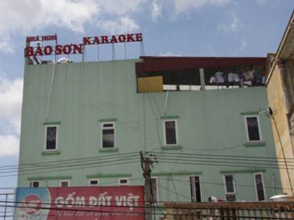 Nhà nghỉ Bảo Sơn, nơi xảy ra vụ việc