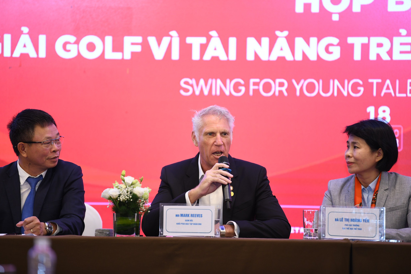 Mr Mark Reeves – Giám đốc khối Phát Triển Kinh Doanh Golf Tập đoàn BRG. Mr Mark Reeves – Giám đốc khối Phát Triển Kinh Doanh Golf Tập đoàn BRG.
