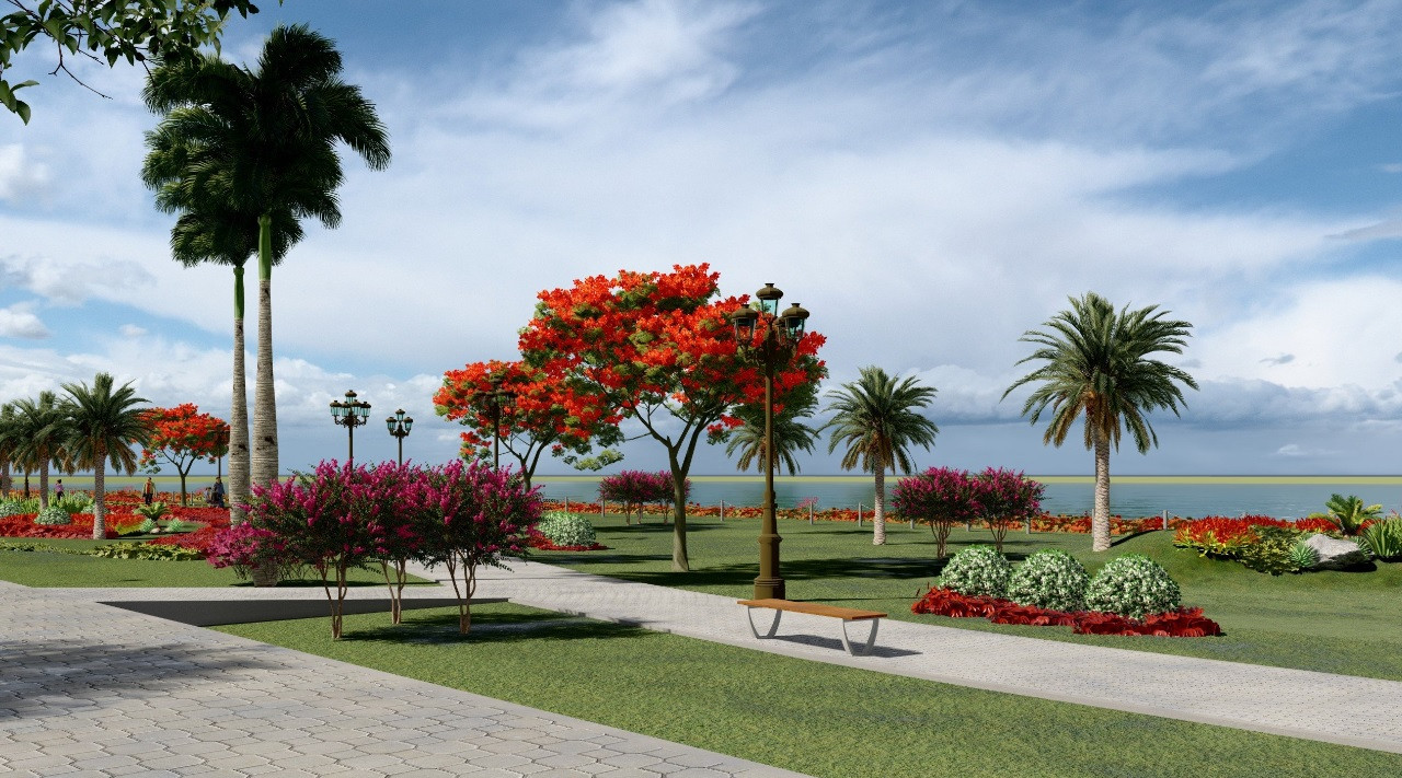 Công viên dọc bờ sông Sài Gòn