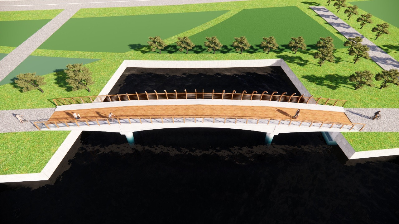 Trước mắt, TP Thủ Đức lên phương án thiết kế cầu đi bộ theo hai phương án.