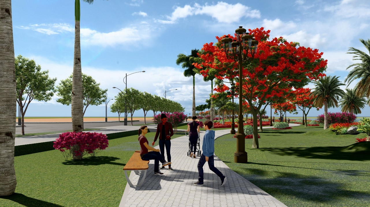 Dự kiến công viên bờ sông Sài Gòn sẽ trở thành điểm tham quan hấp dẫn cho người dân trong dịp Tết 2024.