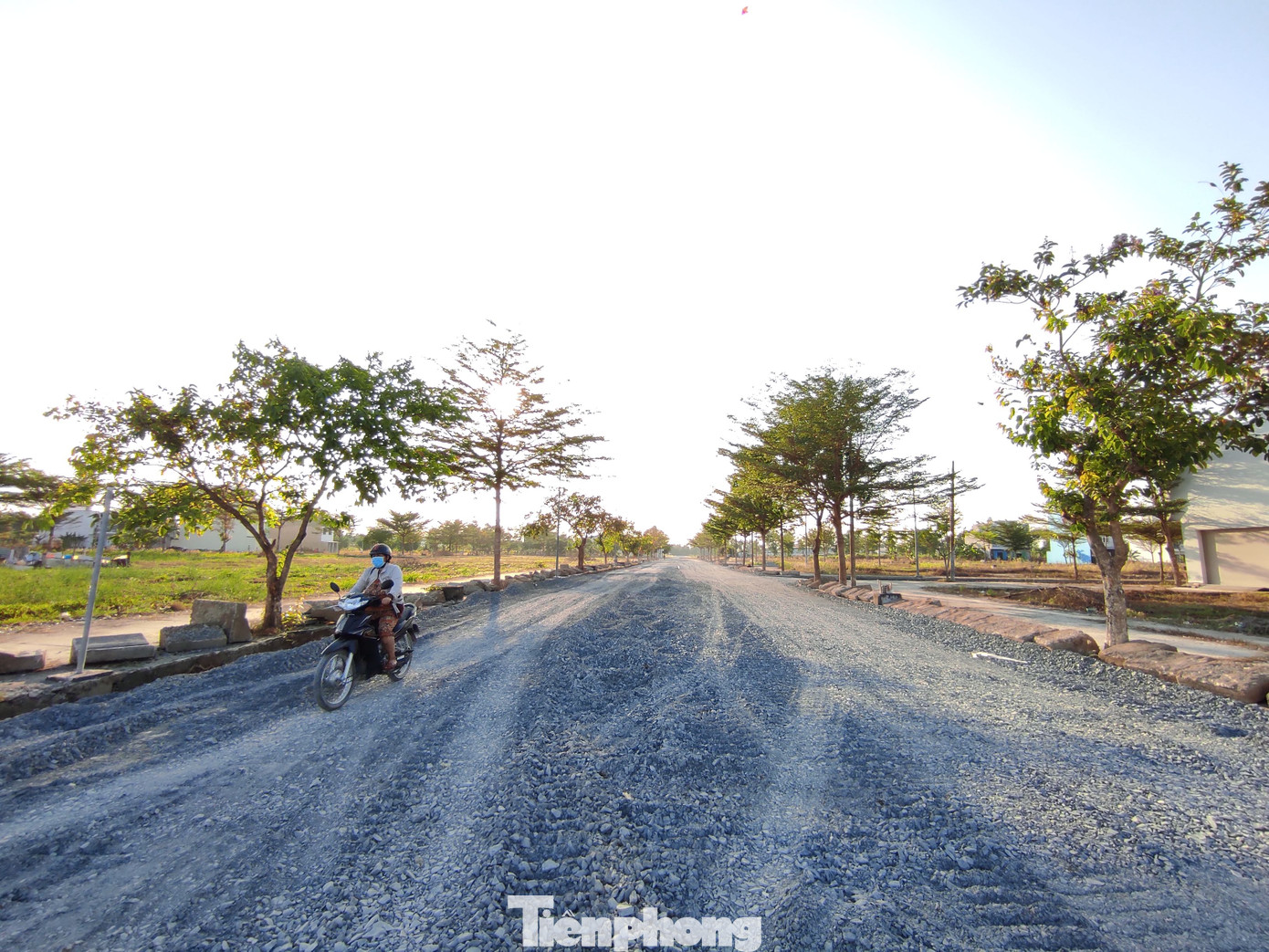 Cận cảnh một con đường nội bộ trong khu dân cư An Hạ.