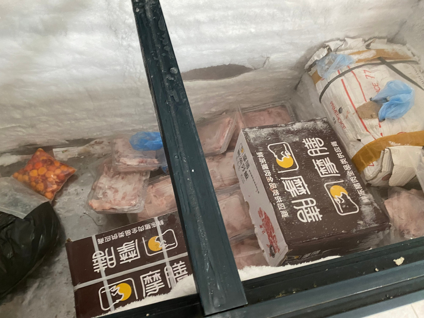 Nội tạng gà cấp đông.