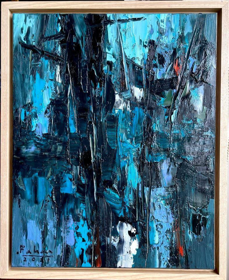 Bức tranh trừu tượng duy nhất trong chương trình đấu giá tranh trực tuyến lần thứ nhất, do báo Tiền Phong tổ chức, do họa sỹ Phạm An Hải gửi tặng chương trình. Tác phẩm mang tên Ngày xanh, khổ 40 cm x 50 cm, chất liệu sơn dầu. Bức tranh trừu tượng duy nhất trong chương trình đấu giá tranh trực tuyến lần thứ nhất, do báo Tiền Phong tổ chức, do họa sỹ Phạm An Hải gửi tặng chương trình. Tác phẩm mang tên Ngày xanh, khổ 40 cm x 50 cm, chất liệu sơn dầu.