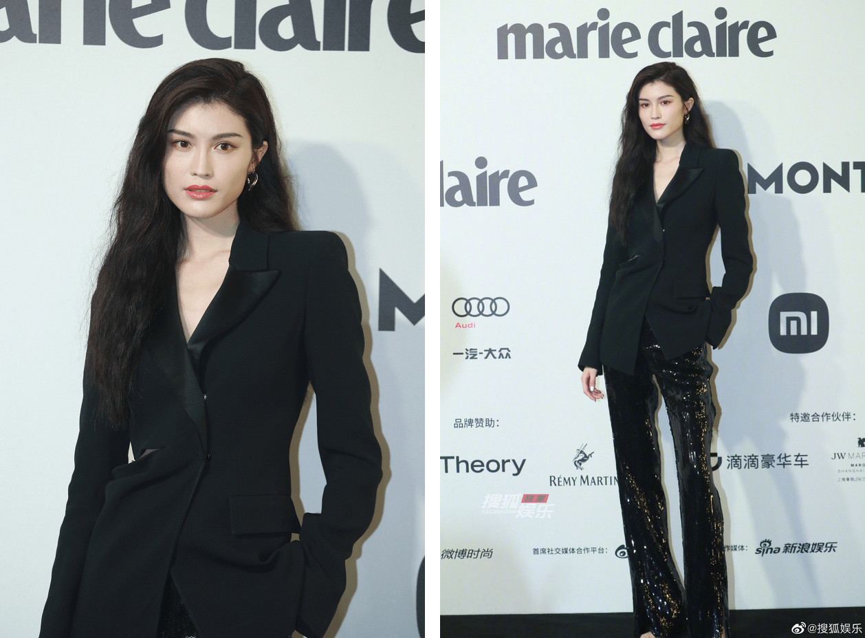 Siêu mẫu Victoria's Secret Sui He rất có phong thái của sao lớn.