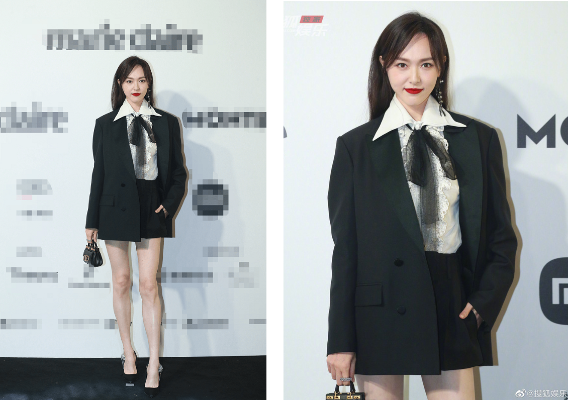 Đường Yên là mỹ nhân hiếm hoi khoe chân trần và trung thành với phong cách "bánh bèo" thường thấy.