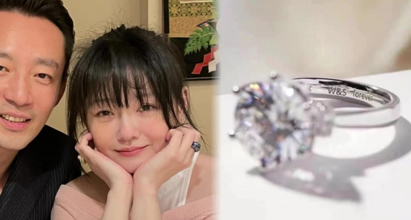 Uông Tiểu Phi tặng vợ nhẫn kim cương vào kỷ niệm 10 năm ngày cưới.