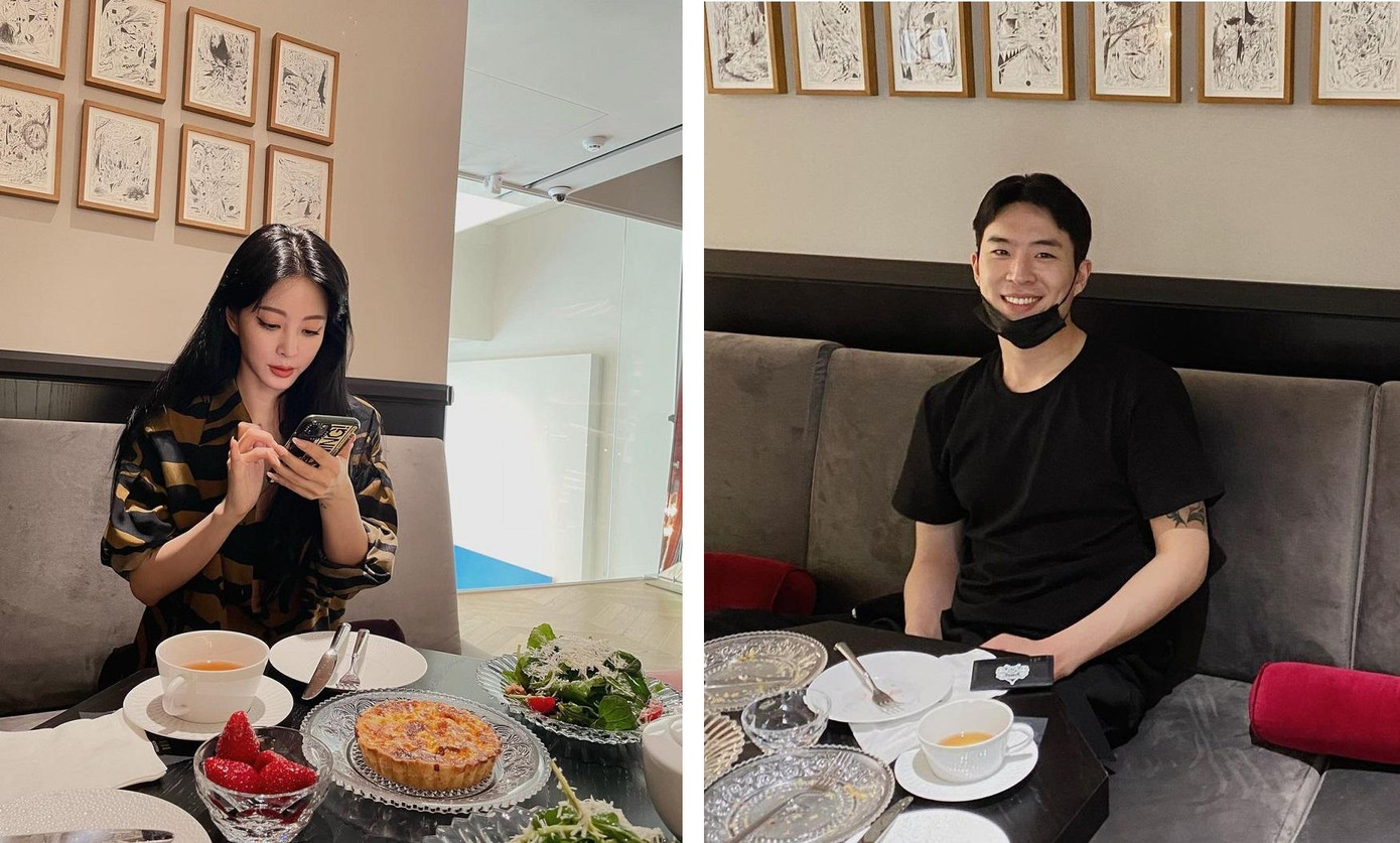 Han Ye Seul đăng ảnh công khai bạn trai trên Instagram.