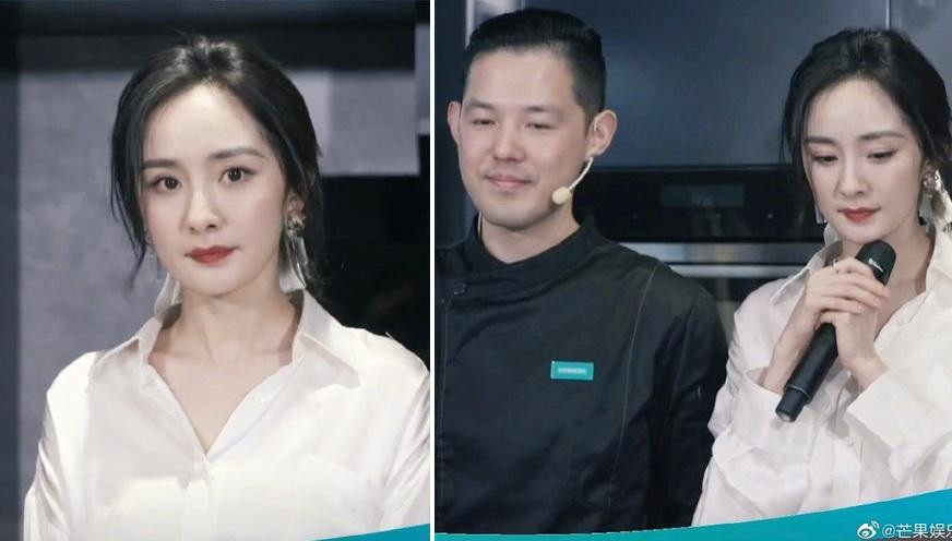 Đáng nói hơn, không chỉ trong ảnh đã qua photoshop, ở những bức ảnh chụp vội, không chỉnh sửa, Dương Mịch vẫn ghi điểm với gương mặt không tì vết.