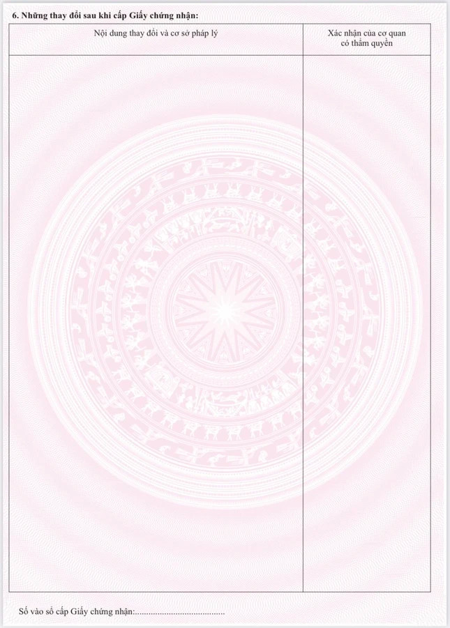 Mẫu sổ đỏ mới sẽ có mã QR, áp dụng từ ngày 1/1/2025. Mẫu sổ đỏ mới sẽ có mã QR, áp dụng từ ngày 1/1/2025.