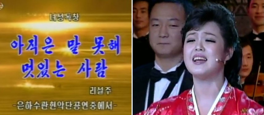 Cô Ri Sol Ju chính là một ca sĩ