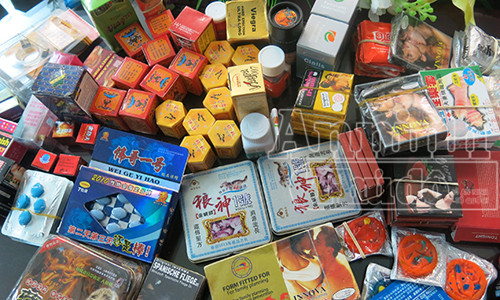 Hàng trăm sản phẩm không rõ nguồn gốc