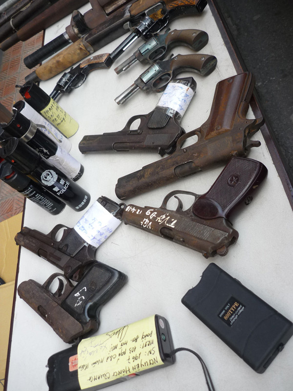 Một số vũ khí các tổ công tác đặc biệt 141 thu giữ được thời gian qua