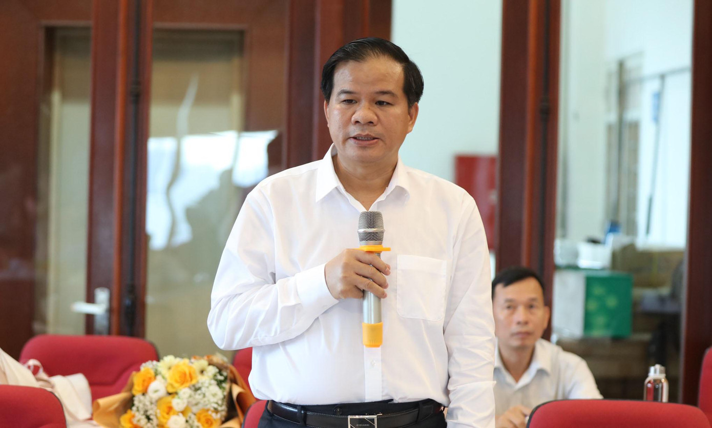 PGS-TS Đào Xuân Cơ - Giám đốc Bệnh viện Bạch Mai phát biểu tại buổi Toạ đàm