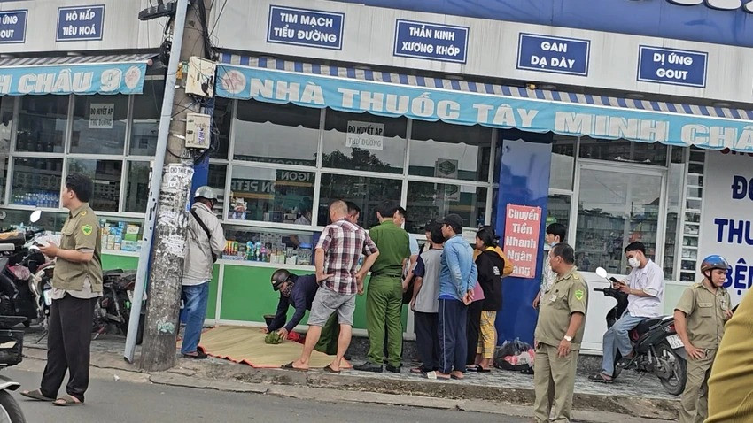 Hiện trường vụ việc. Ảnh: PLO.