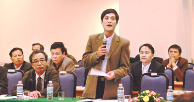 Tại điểm cầu Đà Nẵng. Ảnh Nguyễn Huy