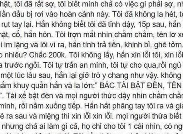 Điều tra phụ xe khách giường nằm bị tố 'sàm sỡ' bé gái 13 tuổi ảnh 1