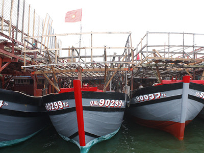 Tàu cá của ngư dân Tam Quang neo đậu thường xuyên bị mất cắp 