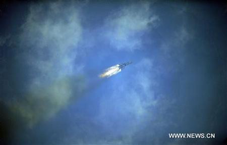 Vệ tinh W3C được tên lửa Long March-III2 phóng lên (Ảnh: Xinhuanet)