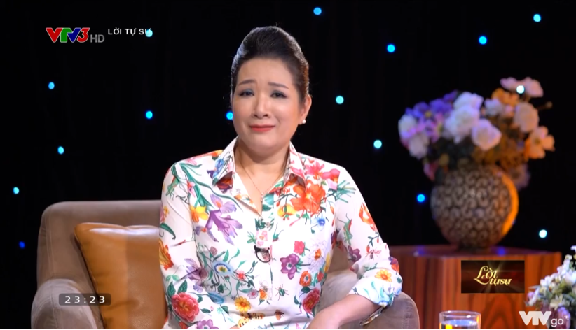 Nghệ sĩ Thanh Thanh Hiền trong chương trình Lời tự sự. Ảnh chụp màn hình. Nghệ sĩ Thanh Thanh Hiền trong chương trình Lời tự sự. Ảnh chụp màn hình.