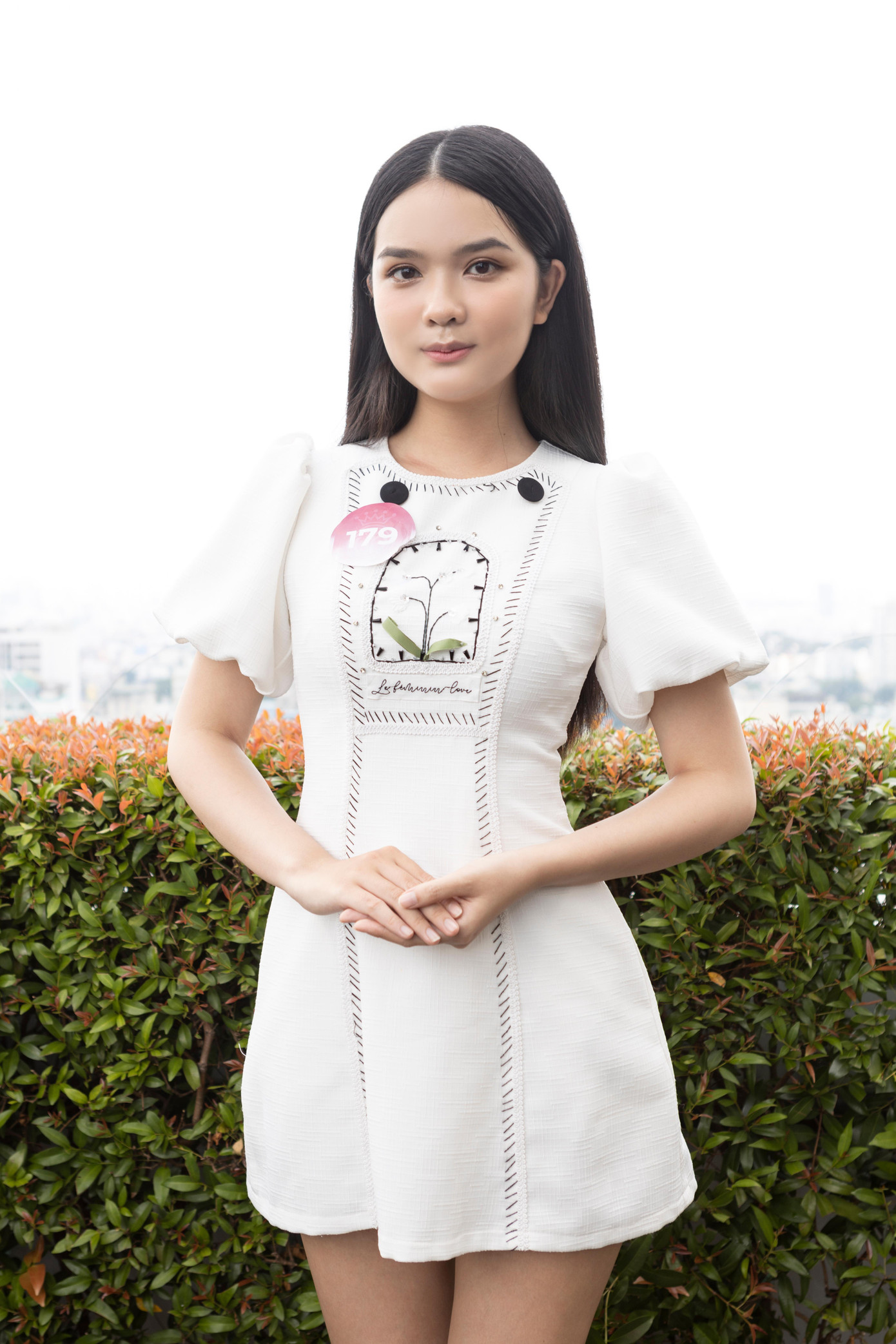 Trần Nguyễn Phương Thy thuộc top thí sinh có chiều cao trên 1,75 m.