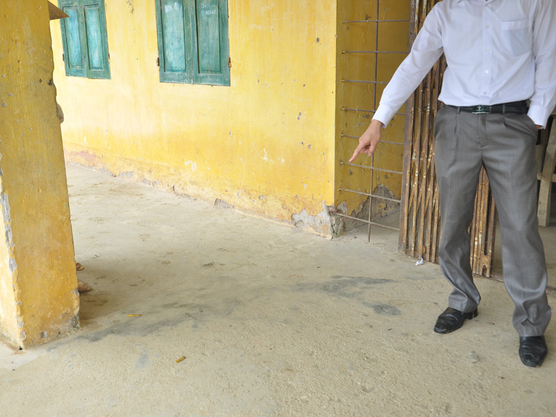 Hiện trường nơi xảy ra vụ án mạng