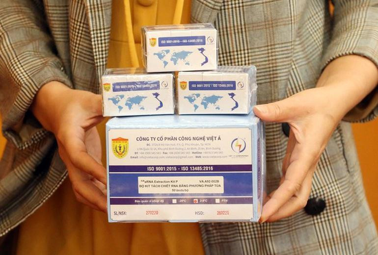 Bộ kit Realtime RT PCR phát hiện virus corona chủng mới (nCoV) do Học Viện Quân y chủ trì (Ảnh:TTXVN). Bộ kit Realtime RT PCR phát hiện virus corona chủng mới (nCoV) do Học Viện Quân y chủ trì (Ảnh:TTXVN).