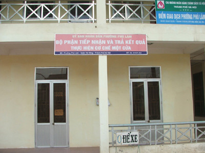 Nhiều hồ sơ cấp sổ đỏ bị chậm tại phường Phú Lãm (Hà Đông) Ảnh: Minh Tuấn