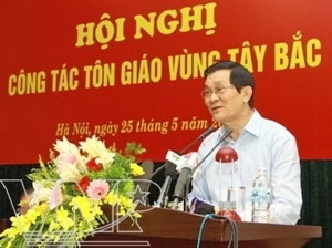 Ông Trương Tấn Sang được đề cử vào danh sách bầu Chủ tịch nước. Ảnh: TTXVN