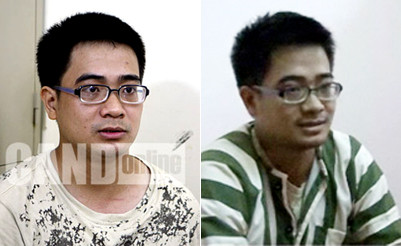 Bức ảnh chụp đêm 18/5 (trái) và ngày 19/6/2010 (phải) của Nguyễn Đức Nghĩa. Sau 1 tháng ở trong trại giam, Nghĩa đã gầy hẳn đi. Lúc này, Nghĩa tâm sự thường mơ thấy Linh trở về, cảm thấy rất ân hận và thương mẹ, thương gia đình. Song tất cả mọi sám hối của Nghĩa đã quá muộn màng 