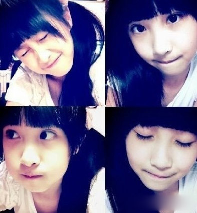 Hình ảnh hai thiên thần khi còn nhỏ.