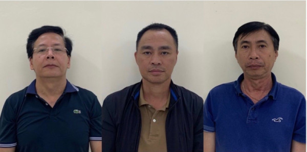 Các đối tượng từ trái qua: Trần Anh Quân, Đặng Trần Khanh, Phạm Đức Ngọc.