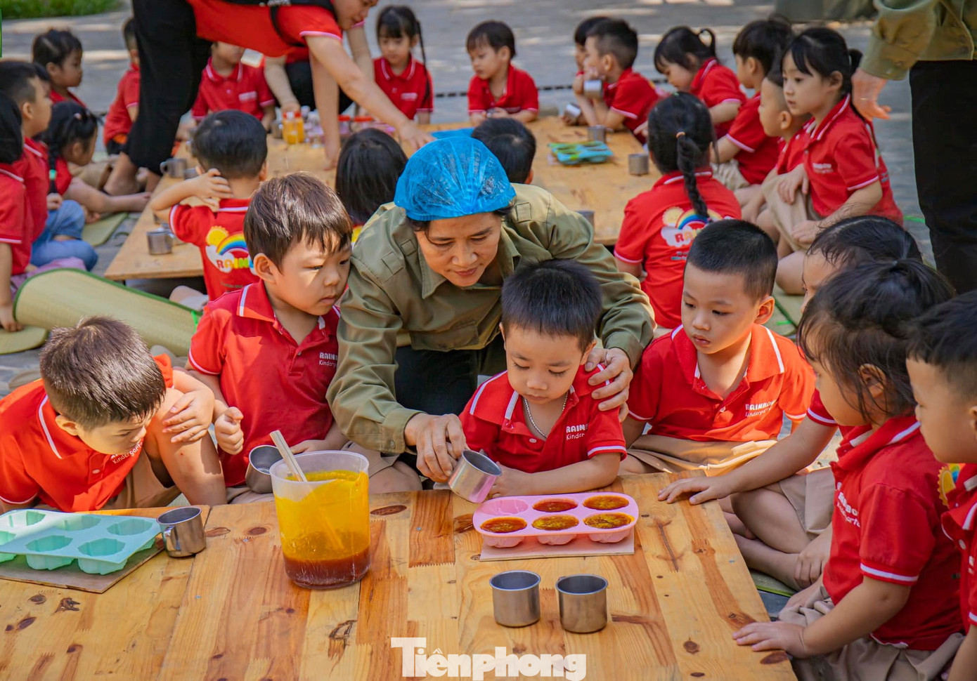 HTX Sinh Dược tổ chức hoạt động du lịch trải nghiệm cho học sinh mầm non.