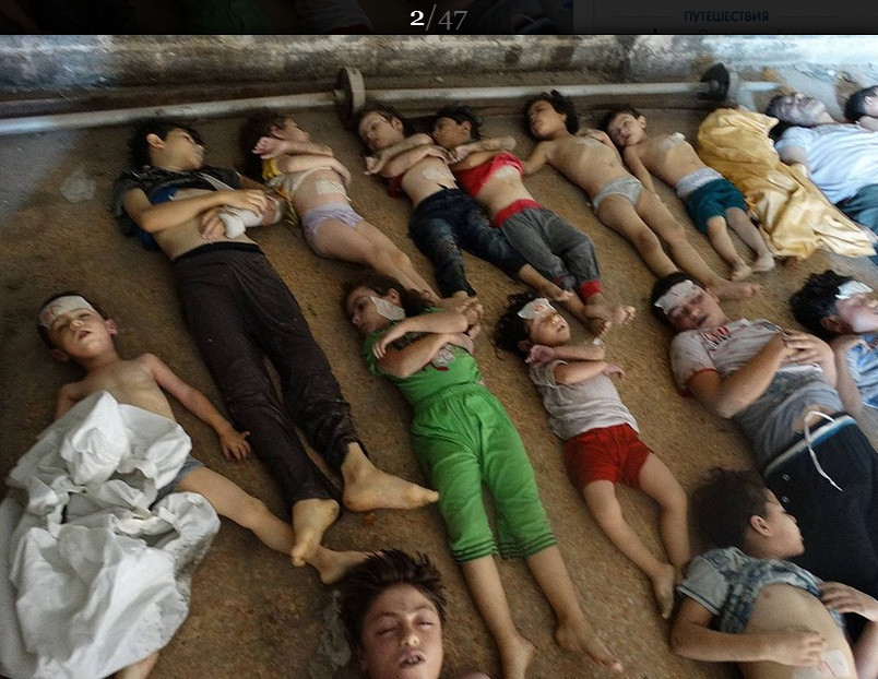 Những người dân thường chết vì vũ khí hóa học