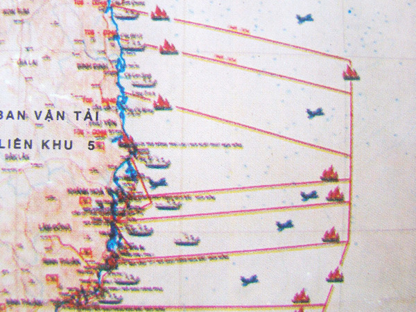 Sơ đồ tuyến đường xuyên biển thời chống Pháp. Sơ đồ tuyến đường xuyên biển thời chống Pháp