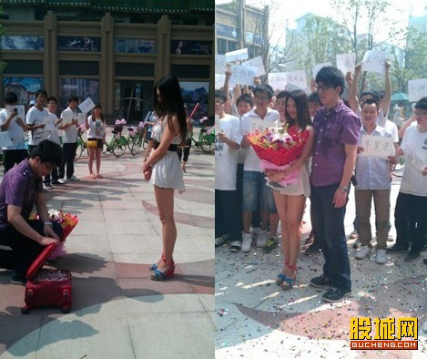 Cuối cùng bạn gái anh đã nhận lời cầu hôn