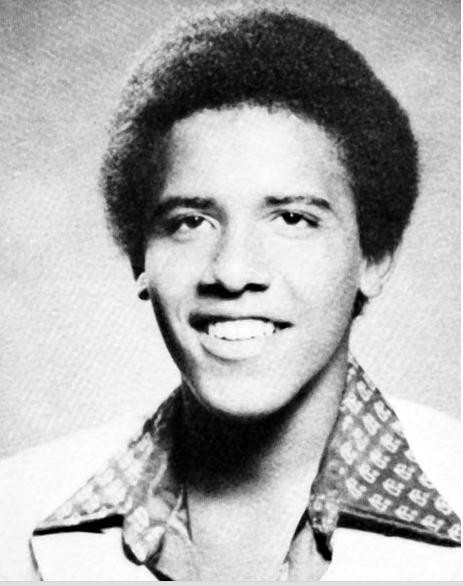 Ảnh chụp năm 1979 khi ông Obama học tập tại trường Punahoi, Honolulu