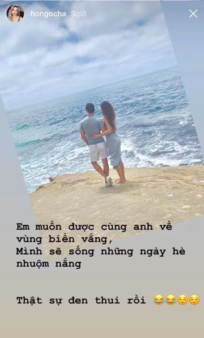 Hồ Ngọc Hà đăng ảnh bên Kim Lý: 'Em muốn cùng anh về vùng biển vắng' ảnh 1