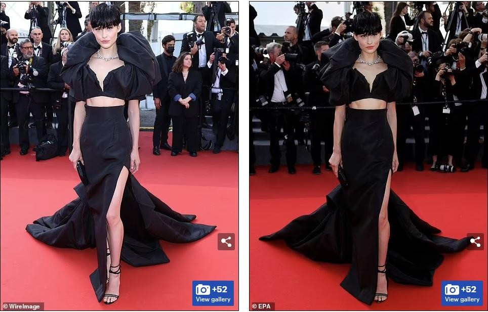 &quot;Thiên thần&quot; Grace Elizabeth cá tính với mái tóc ngắn.