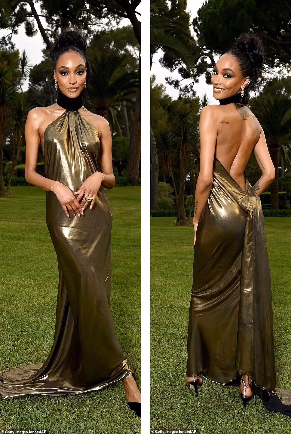 "Chân dài" Anh Jourdan Dunn diện mốt "không nội y".