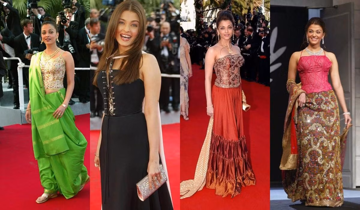 Trở lại LHP Cannes vào một năm sau, Rai bước lên thảm đỏ 4 lần, với 4 bộ cánh khác nhau. Trong đó, ba trang phục lấy cảm hứng từ sari. Thời điểm này, nhan sắc kiều diễm của cô vẫn "lấn át" phong cách thời trang. Năm 2003 cũng đánh dấu mốc cô trở thành nữ diễn viên Ấn Độ đầu tiên làm giám khảo tại LHP Cannes.