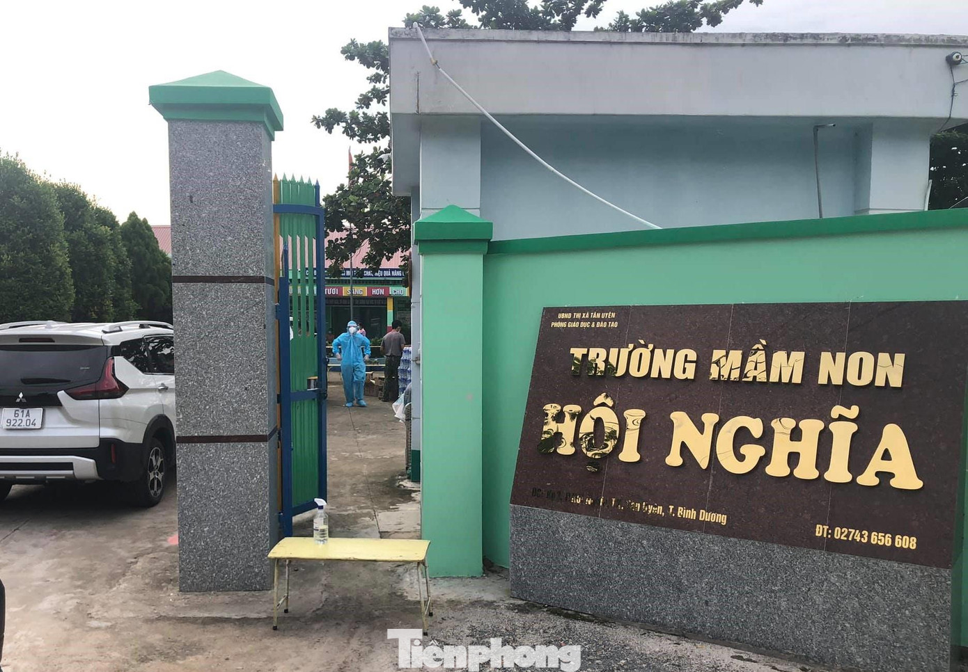 Trường mầm non Hội Nghĩa đang cách ly F0